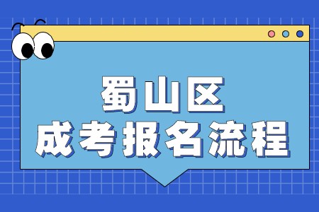 蜀山区成考报名流程