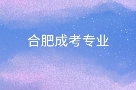 合肥成考专业