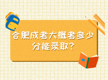 合肥成考大概考多少分能录取