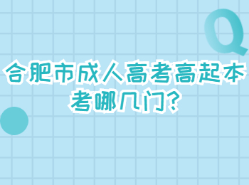 合肥市成人高考高起本考哪几门