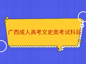 合肥成人高考文史类考试科目