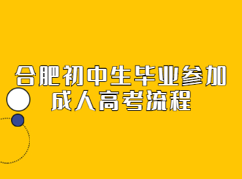 合肥初中生毕业参加成人高考流程