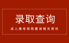 2024年合肥成人高考录取查询时间